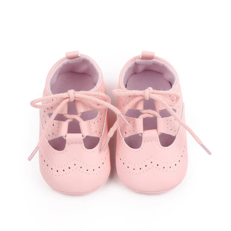 Newborn Baby Boy Girl Shoes Casual PU Leather Baby Shoes Rubber Sole Anti-slip Toddler First Walkers Infant Girl Shoes Moccasins