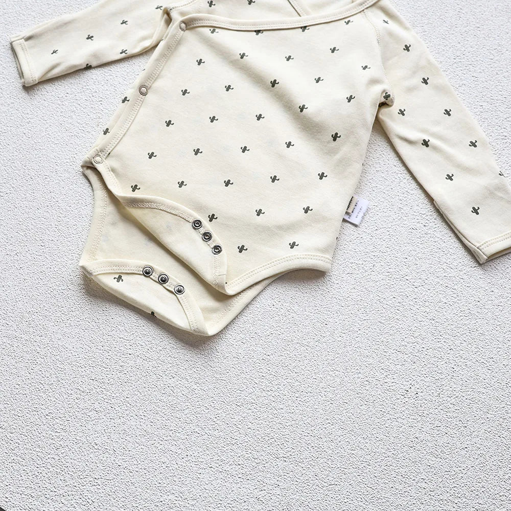 MILANCEL Baby Bodysuit Cotton Newborn Clothes  Long Sleeve Bodysuit Option Pants